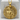 Artemis Goddess Medallion Pendant, gold vermeil product photo