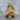 Ace of Spades Banner Pendant, gold vermeil, angled product photo