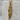 Archangel Wing Cross Pendant, gold vermeil, front view product photo
