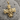 Eagle gothic cross pendant, gold vermeil product photo