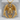 Winged Skeleton Torso Pendant, gold vermeil, front view