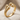 Janus Fascinus Ring, gold vermeil, studio product photo