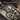 Czestochowa Black Madonna Pendant, oxidized, close-up of icon details