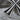 Knights Templar Cross Pendant, oxidized silver, close-up view of beveled arms