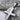 Brushed Bar Cross Pendant, oxidized silver, close-up view