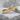 Wavy Slide Tie Bar, gold vermeil, product photo on neutral background