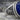 Lapis Lazuli Saint Michael Ring, oxidized silver, close-up of side relief