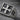 Jerusalem Cross Quartered Ring, oxidized silver, close-up of face