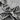 INRI Crucifix Vine Pendant, oxidized silver, close-up of corpus and vine details