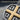 Serbian Firesteel Cross Pendant, oxidized silver, close-up of cross and firesteel motif