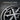 Chi Rho Alpha Omega Pendant, oxidized, angled close-up of monogram