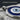 Nazar Concentric Circle Pendant, oxidized silver, close-up view of enamel rings