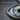 Evil Eye Upper Lash Pendant, oxidized silver, close-up of the resin iris and stone lash