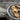 Silent Service Submarine Ring, oxidized silver, angled close-up of emblem detail