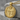Chai Crown Relief Pendant, gold vermeil product photo