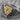 Valknut Rope Shoulder Ring, oxidized, close-up view of triangular emblem