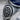 Lapis Lazuli Vegvisir Ring, oxidized silver, close-up of stone and shoulder relief