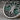 Yggdrasil Green Enamel Pendant, oxidized silver, close-up of tree relief