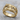 Geri Freki Crossing Ring, gold vermeil, angled product view