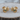Freyja Curled Tail Earring, gold vermeil product photo