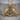 Huginn Muninn Branch Pendant, gold vermeil, front product photo