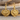Oyster Mushroom Fan Earring, gold vermeil, product photo