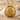 Sea Urchin Dome Pendant, gold vermeil, studio product photograph