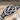 Celtic Trinity Loop Bracelet, oxidized, close-up of central knot motif