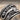 Scorpio Coiled Tail Ring, oxidized silver, close-up of scorpion relief and texture