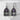 Portal Amethyst Drop Earring, oxidized silver, product photo