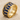 Gothic Arch Wedding Ring, gold vermeil, product photo
