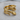 Jormungandr Double Coil Ring, gold vermeil, product photo