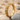 Rose Garland Posy Ring, gold vermeil, front view