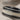 Ivory Inset Ring, oxidized silver, angled close-up view