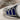 Cobalt Arcade Signet Ring, oxidized silver, close-up of enamel arches