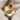 Garnet Chisel Bypass Ring, gold vermeil finish, product view