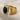 Onyx Chevron Jaw Ring, gold vermeil, product photo
