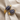 Cobalt Cocoon Open Ring, gold vermeil, studio product view