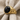 Baroque Onyx Signet Ring, gold vermeil, angled product photo