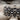 Forget Me Not Eternity Ring, oxidized finish, close-up of floral band
