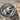 Marcus Aurelius Laurel Ring, oxidized silver, angled close-up view