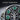 Yggdrasil Emerald Branch Ring, oxidized finish, close-up view of the tree relief and stone bezels
