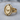 Swivel Eye Ring in gold vermeil, angled product photo