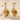 Conch Hammered Lip Drop Earring, gold vermeil, product photo