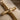 Twisted Rope Cross Pendant, close-up of the twisted cord texture