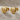 Compass Star Earring, gold vermeil, product photo