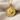 Laurel Wreath Initial Pendant, gold vermeil, product photo