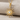 White Topaz Starburst Pendant, gold vermeil, front product view