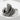 Mourning Draped Column Ring, oxidized silver product view