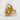 Hannya Profile Ring, gold vermeil, three-quarter view
